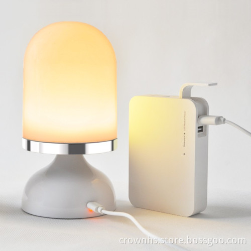 Night light flexible portable usb battery mini led high power light lamp